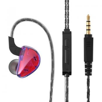 Auriculares QKZ AK6-X AK9 con cable de 3,5mm, controladores de cobre, graves potentes, estéreo HiFi, deportivos y micrófono