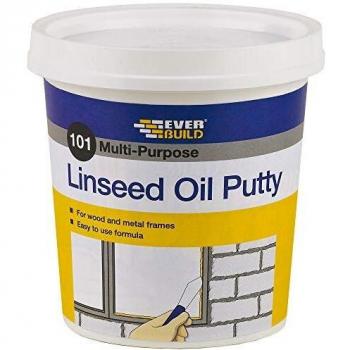 Everbuild - Masilla de aceite de linaza múltiples propósitos 101 500gm naturales evm pp05
