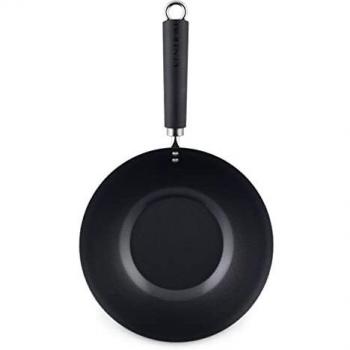 Ken Hom WKH427001 Wok, Color Negro, Acero al Carbono, 27 cm
