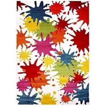 Decortie By Homemania-Alfombra de Polipropileno sin a máquina. 2500 g/m2-400 000 Puntos. Altura del Cordero 11 mm