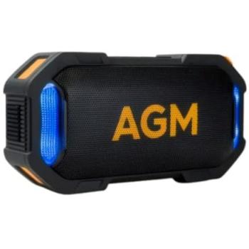Altavoz Bluetooth Magnético AGM Mag Rock 8W IPX7 RGB 1800mAh 15h
