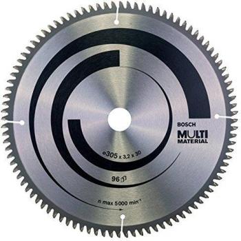 Bosch Professional 2 608 640 453 Hoja de Sierra Circular Multi Material-305 x 30 x 3,2 mm, 96