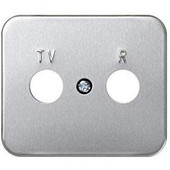 Simon - 75053-33 tapa toma r-tv s-75 aluminio Ref. 6557533260
