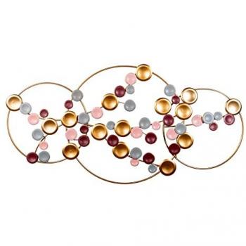 Adda Home - Cuadro Metal Multicolor 160x5x80 Cm para Decoración de Pared