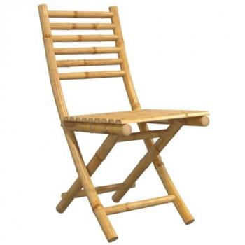 vidaXL Folding Garden Chairs 8 pcs 43x54x88 cm Bamboo