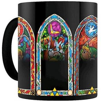 The Legend Of Zelda Links Heat Change Mug | Sensitive to Hot Drinks | Colour & Design Changes When Hot | Magic Colour Changing Coffee Tea Cup