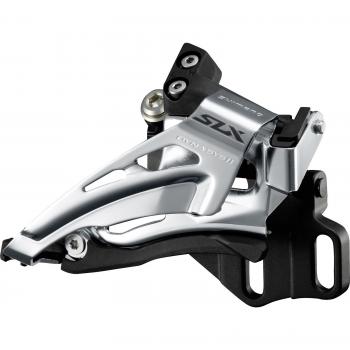SHIMANO SLX 11X2V.Tipo-E S/PLAC Down P Desviador, Negro, Talla Única