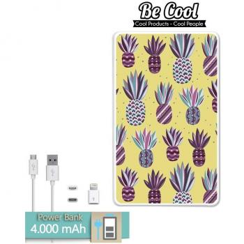 Becool® - Batería Externa Power Bank 4000 mah + Gratis 1 cable USB-MicroUsb