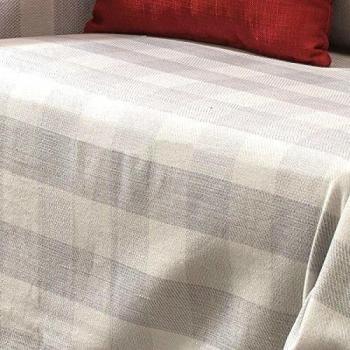 San Carlos Cantal - Colcha multiusos, cama matrimonio sofá 3 plazas, color gris