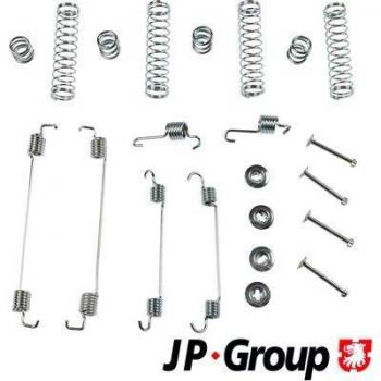 Kit de reparación JP GROUP 3164002410, ajuste automático con juego de accesorios y zapatas de freno
