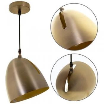 Lámpara Colgante Regulable INOI 1xE27 Bronce Ø20 cm