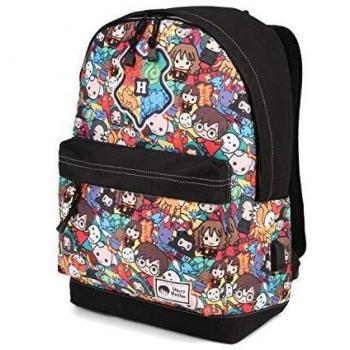 Harry Potter Accio Multicolor Backpack with Laptop Compartment