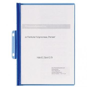 Carpeta de encuadernación rápida DURABLE DURABIND A4, azul, para 1 a 30 hojas, PVC robusto