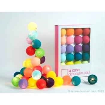 La Case de Cousin Paul guirnalda Tao tong,20 farolillos de colores