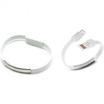 Pulsera Cable Carga/Datos Lightning Negro