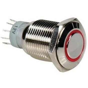 Velleman R1610R SPDT 1NO 1NC - Interruptor redondo