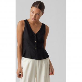 Vero Moda - Top sin mangas de mujer con escote en pico