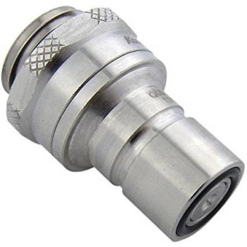 Koolance QD2 Conector Rápido Masculino G1/4 - No Spill, Plata