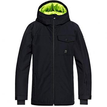 Quiksilver Mission Snow Jacket, Niños, black, 8/S