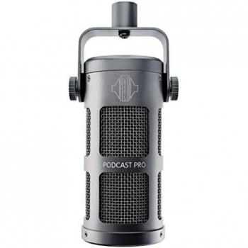 Sontronics Podcast Pro Dynamic Microphone for Podcasting, Streaming, and Videoconferencing - Cosmic Grey