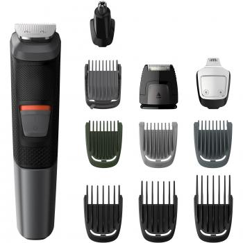 Kit de Afeitado y Recorte Philips Series 5000 11 en 1 con Accesorios para Barba, Cuerpo y Cabello