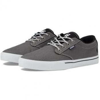 Etnies Jameson 2 Eco Zapatillas de Skate para Hombre, Gris Oscuro Negro Rojo, Talla 44 EU