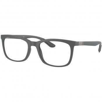Ray-Ban RX7230 5521 Men's Eyeglasses Grey Size 54 (Frame Only) - Blue Light Block Available