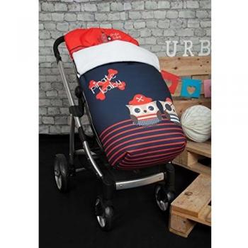 Babyline Piratas - Saco de silla de paseo, color rojo