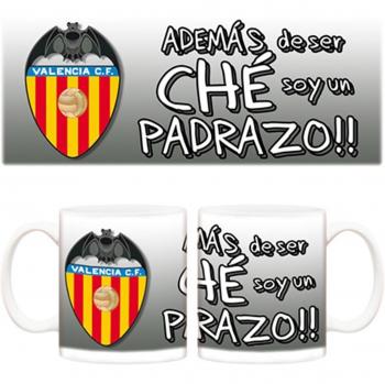 Taza Día del padre padrazo y además Ché Valencia CF fútbol