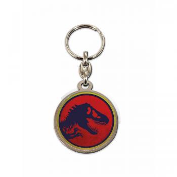 Llavero Redondo con Logo de Jurassic Park