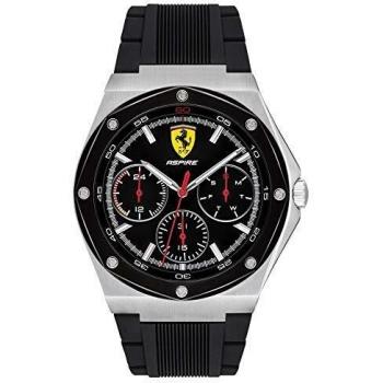 Scuderia Ferrari Mens Multi dial Quartz Watch with Silicone Strap 0830537