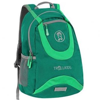 Trollkids Mochila Trollhavn Talla M para niños, Color Verde Oscuro Talla 15 litros
