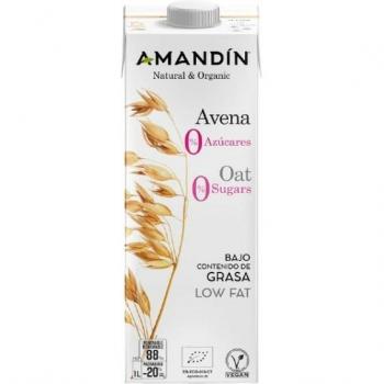 Amandin Bebida Vegetal de Avena 0% Azúcares 1 Litro