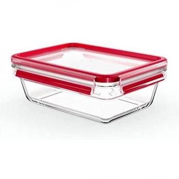 Emsa Clip&Close Recipiente Hermético Rectangular de Cristal