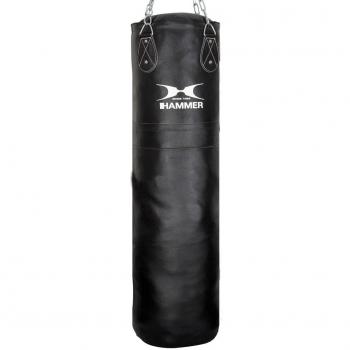 Saco de Boxeo Hammer Premium de Cuero 100x35 cm