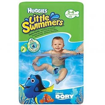 Huggies Little Swimmers Tamaño 3-4 7-15kg 12 por paquete