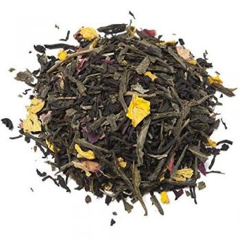 Aromas de Té - Mezcla de Té Verde y Té Negro Afrutado en Bolsa de 100 gr. - Bajo en Grasas - Posee Vitaminas A, B, C y E - Tés e Infusiones Naturales