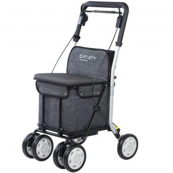Carlett Comfort Move Shopping Trolley and Walker with Seat for Seniors