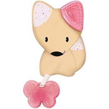 Chicco Fresh Friend - Mordedor y muñeco 3en1, 4 m+, rosa