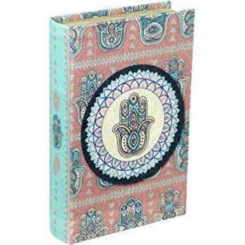SIGRIS Decor and Go Caja Libro Mano Fátima Decoración Cajas Libro al Estilo Oriental DG19458