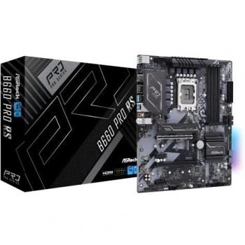 ASRock B660 Pro RS ATX Motherboard for Intel LGA1700 CPUs, DDR4 4800MHz (OC), PCIe 4.0 x16, PCIe 3.0 x16, PCIe 3.0 x1
