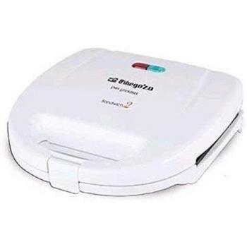 Orbegozo SW 4300 - Sandwichera, 750 W de potencia, 2 cavidades, placas antiadherentes
