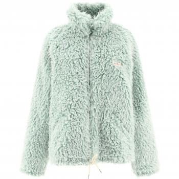Marni Men's Shaggy Jacket in Light Blue, Size 50, Faux Fur & Shearling, Male