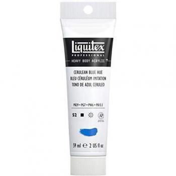 Liquitex Heavy Body - Tubo De Pintura Acrílica, 59 ml, Tono De Azul Ceruleo
