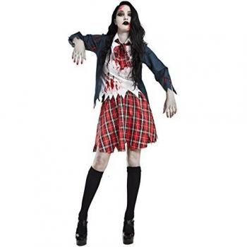 DISFRAZ COLEGIALA ZOMBI TALLA S