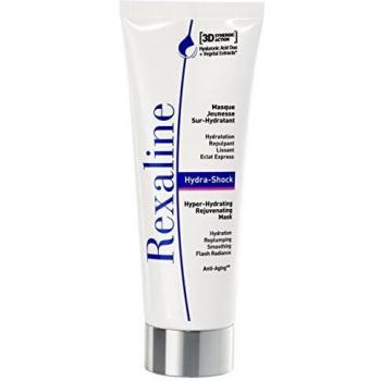 Rexaline - Hydra-Shock - Hyper-Hydrating Rejuvenating Mask - Moisturizing/Hydrating face mask - Anti wrinkle, anti aging and plumping face mask with Hyaluronic Acid - Cruelty free -75ml