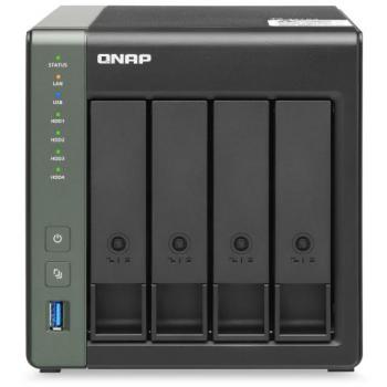 QNAP TS-431X3-4G 4-Bay NAS with Quad-Core Processor up to 1.7 GHz, 4GB DDR3 RAM, Hot-Swap Support, and Up to 72TB Storage Capacity
