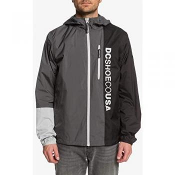 DC Shoes Dagup-Cortaviento Resistente Al Agua Comprimible para Hombre, Dark Shadow, S