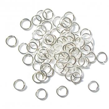 JUNGEN 100x Anillo de plata,4mm,Silver