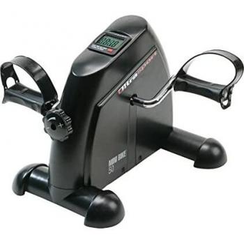 Ultrasport Mini Bike, brazos piernas entrenador doméstico mini bicicleta entrenador movimiento pantalla LCD función computadora ideal para fortalecer músculos brazos piernas máx peso usuario 100 kg